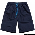 Sunshine Code Men's Quick Dry Board Shorts Bathing Suits Swimming Trunks Beach Pants No Mesh Liner Navy B00VCLV4OW
